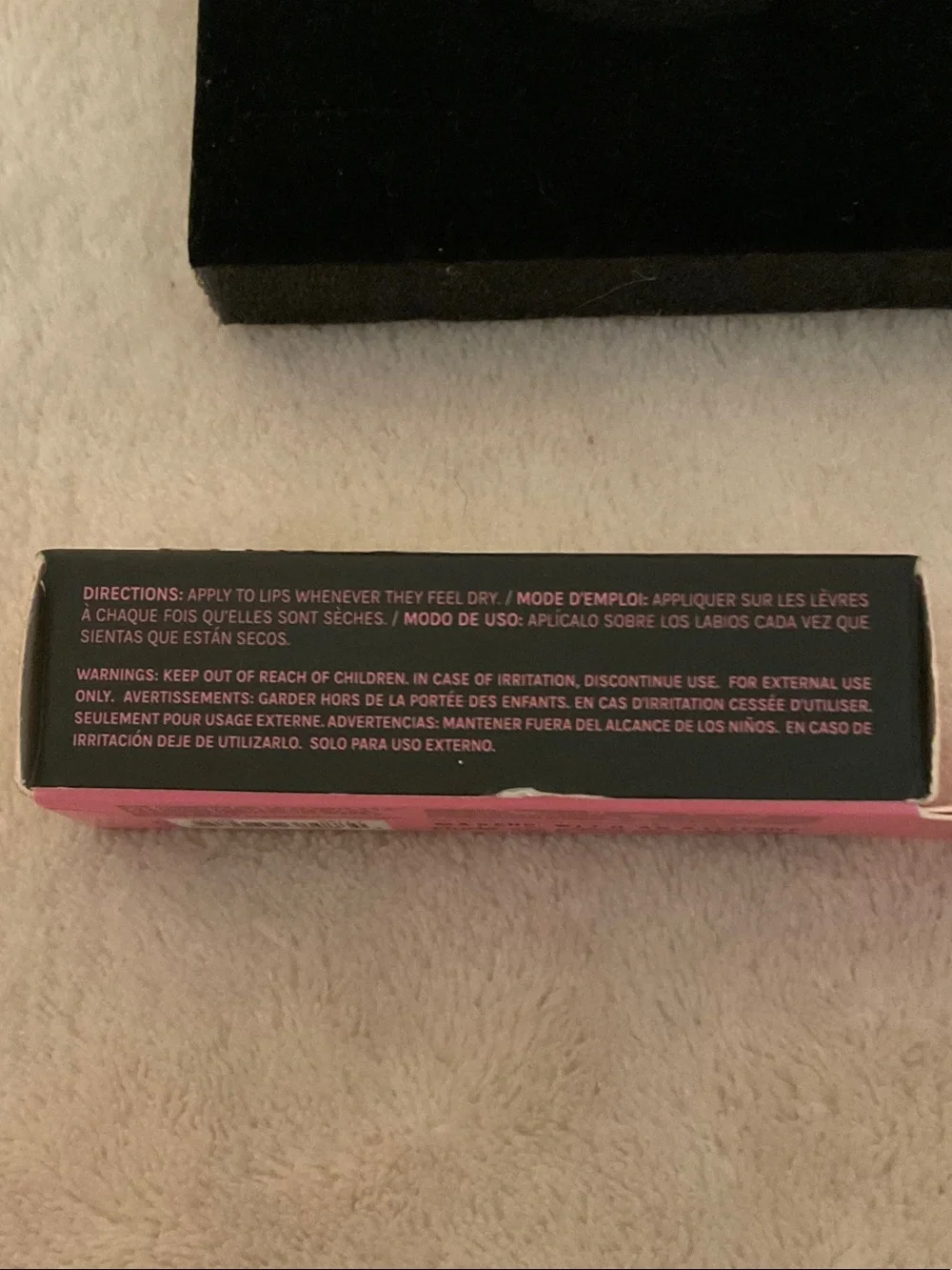 Peanuts Pink Tinted Glow Lip Balm with Character Art